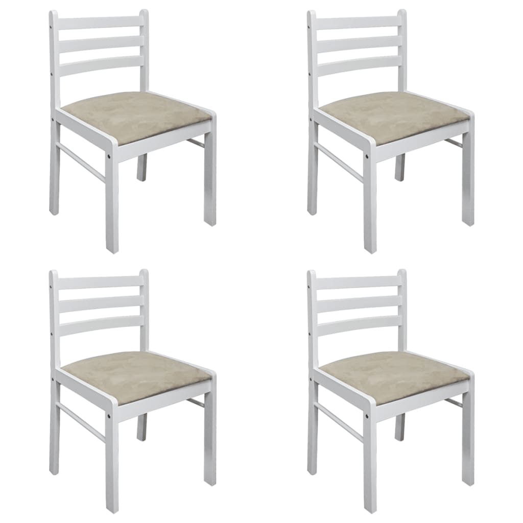 vidaXL 291746 2/4/6 pcs Wooden Dining Chairs Square 2 Colours Selectable-23