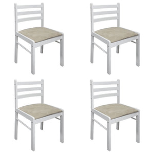 vidaXL 291746 2/4/6 pcs Wooden Dining Chairs Square 2 Colours Selectable-23