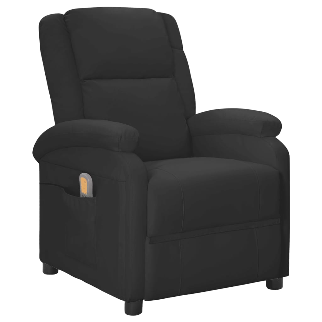 vidaXL Massage Chair Massaging Recliner Push Chair for Elderly Faux Leather-39