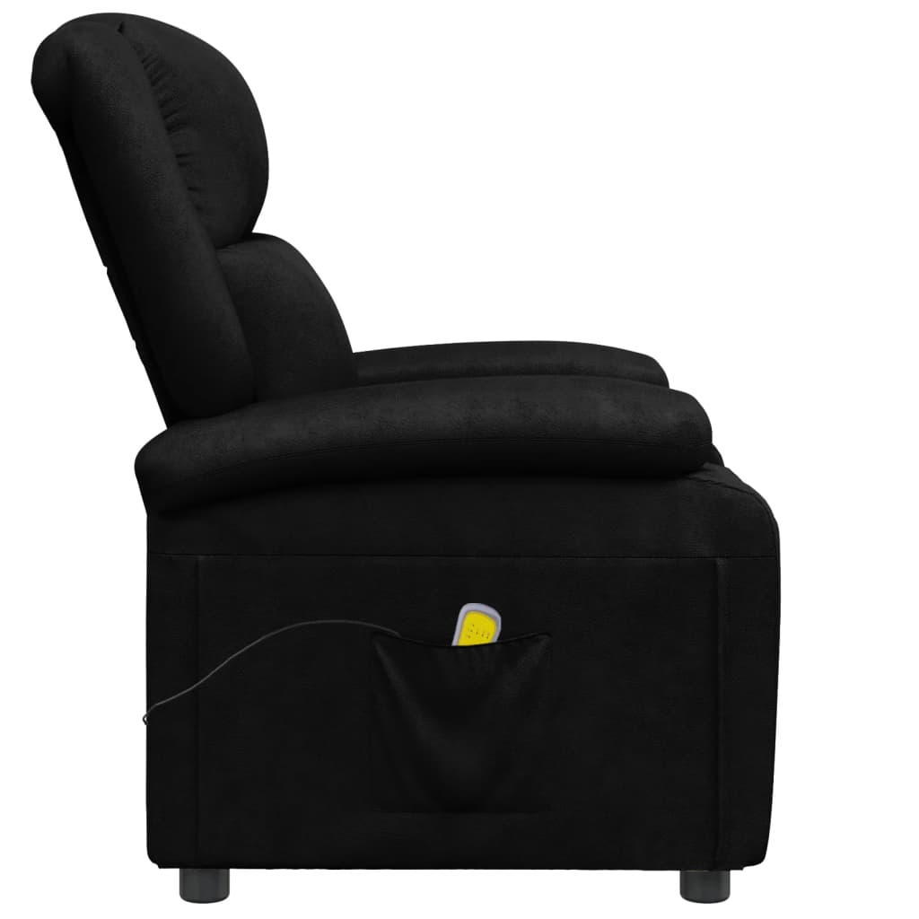 vidaXL Massage Chair Massaging Recliner Push Chair for Elderly Faux Leather-36