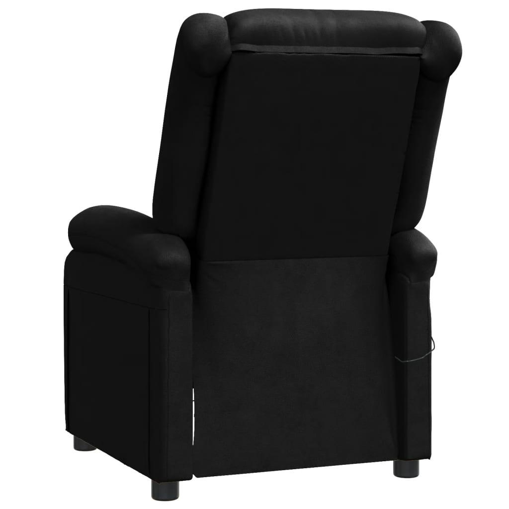 vidaXL Massage Chair Massaging Recliner Push Chair for Elderly Faux Leather-42