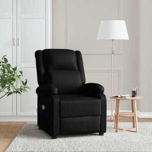 vidaXL Massage Chair Massaging Recliner Push Chair for Elderly Faux Leather-51
