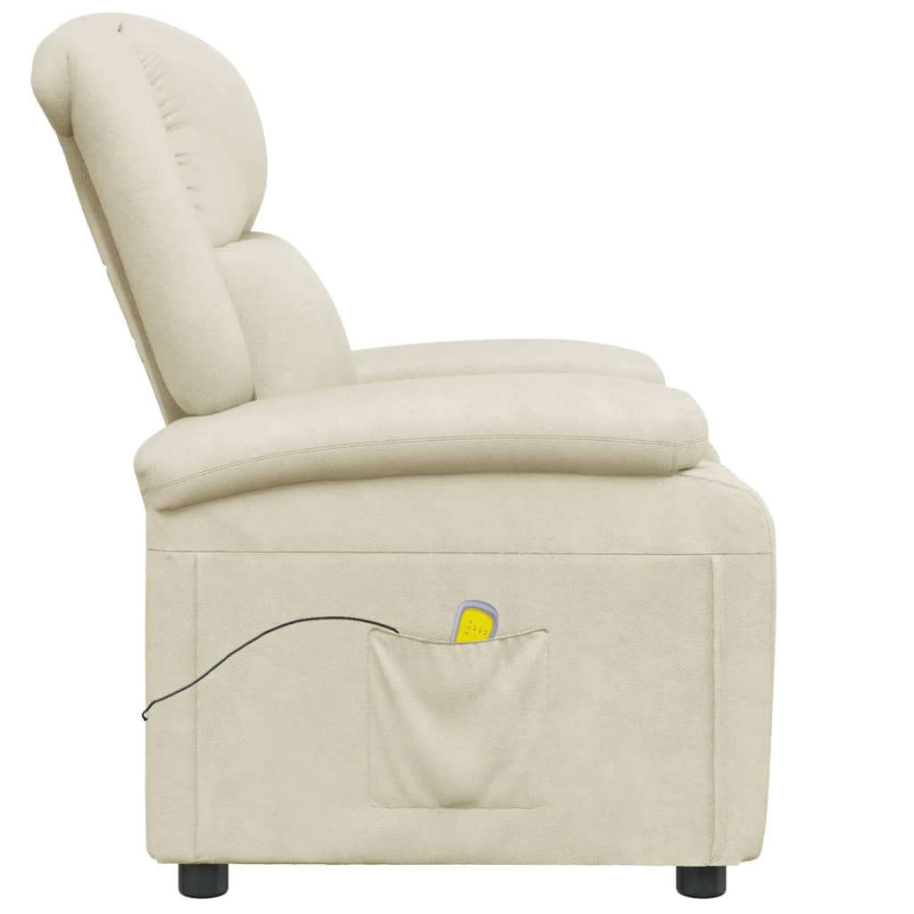 vidaXL Massage Chair Massaging Recliner Push Chair for Elderly Faux Leather-52