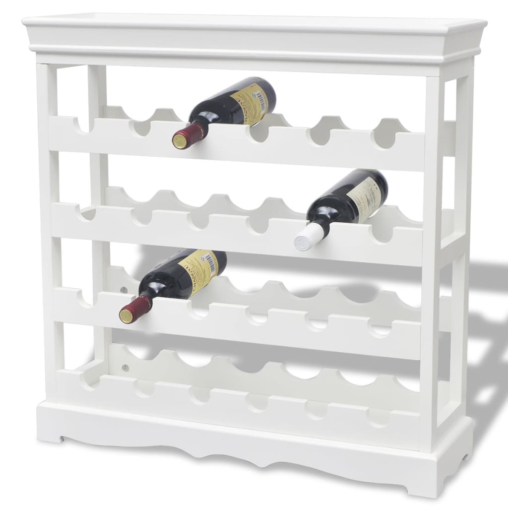 vidaXL Wine Rack Wine Bottle Holder with Top Tray Floor Wine Cabinet Organizer-8