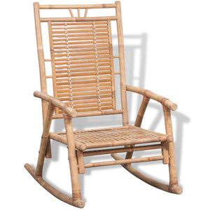 vidaXL Rocking Chair Bamboo-0