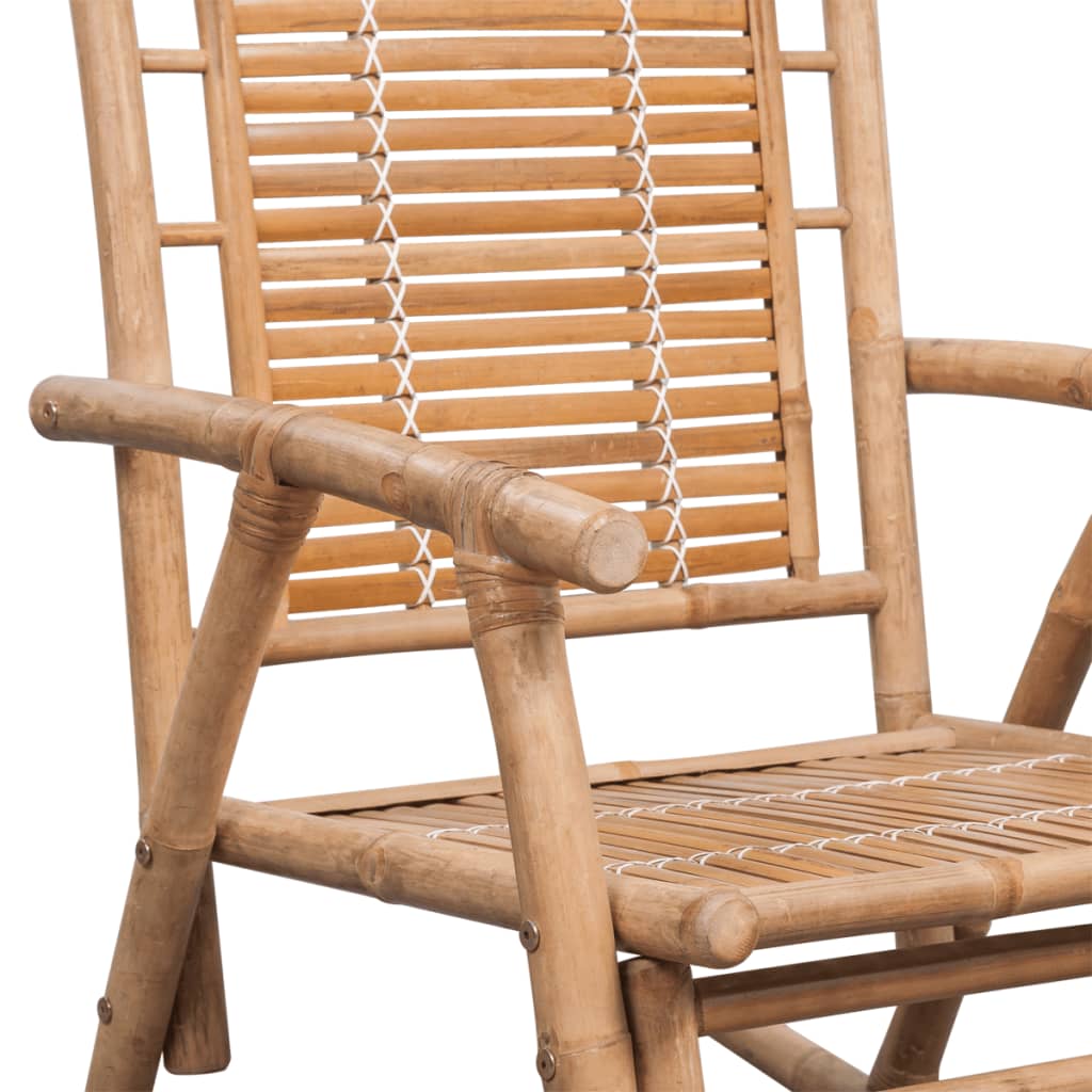 vidaXL Rocking Chair Bamboo-6