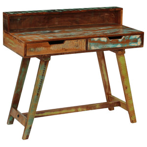 vidaXL Desk Solid Reclaimed Wood-0