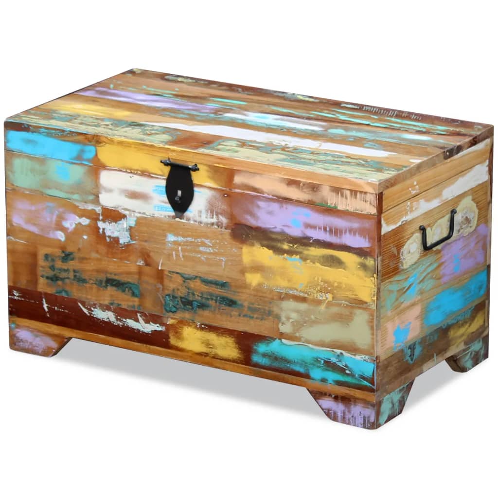 vidaXL Storage Chest Solid Reclaimed Wood-0