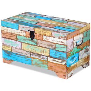 vidaXL Storage Chest Solid Reclaimed Wood-4