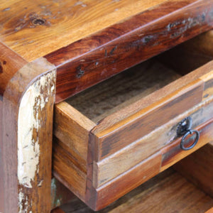 vidaXL Night Cabinet Solid Reclaimed Wood 16.9"x13"x20"-3
