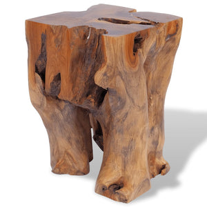 vidaXL Stool Solid Teak Wood-3