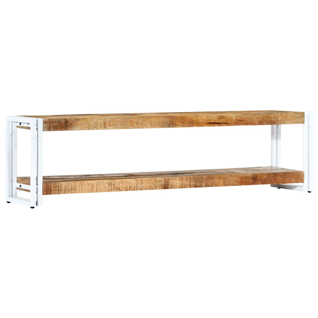 vidaXL TV Stand 59.1"x11.8"x15.7" Solid Wood Mango-2