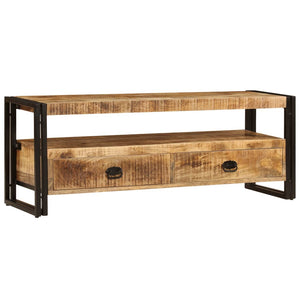 vidaXL TV Stand 47.2"x13.8"x17.7" Solid Wood Mango-0