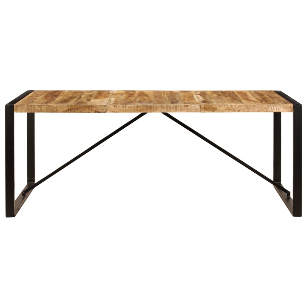 vidaXL Dining Table 78.7"x39.4"x29.5" Solid Mango Wood-1