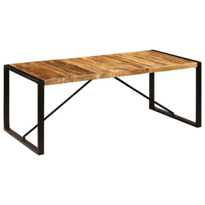 vidaXL Dining Table 78.7"x39.4"x29.5" Solid Mango Wood-5