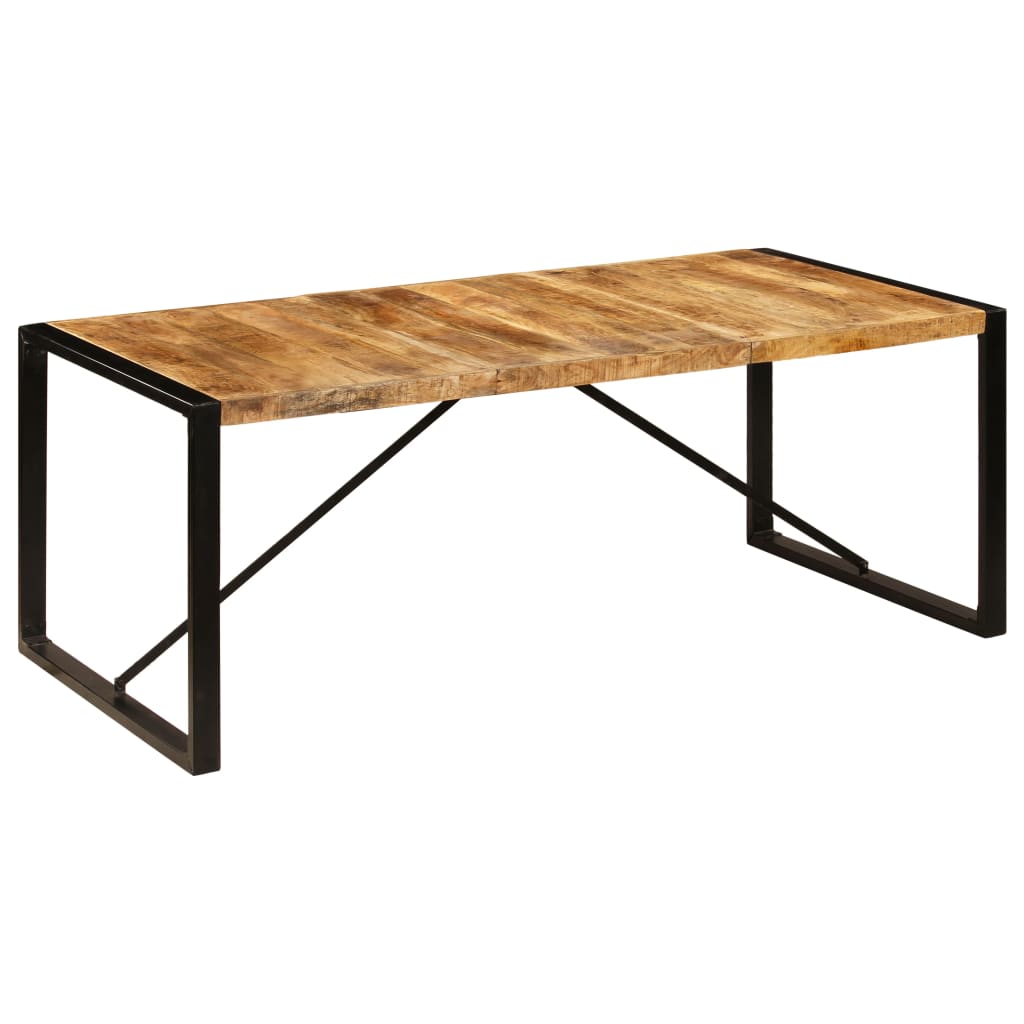 vidaXL Dining Table 78.7"x39.4"x29.5" Solid Mango Wood-6