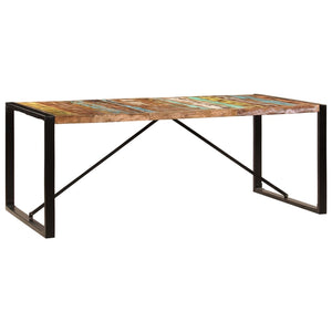 vidaXL Dining Table 78.7"x39.4"x29.5" Solid Reclaimed Wood-1