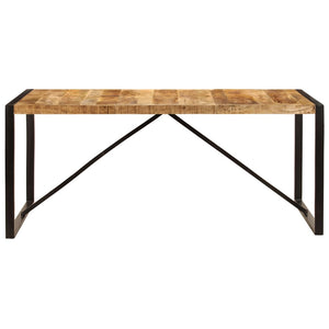 vidaXL Dining Table 70.9"x35.4"x29.5" Solid Mango Wood-1