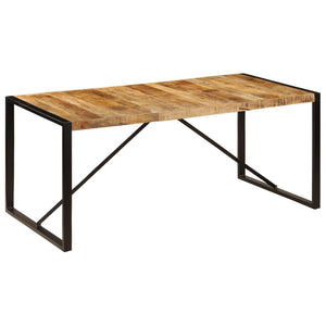 vidaXL Dining Table 70.9"x35.4"x29.5" Solid Mango Wood-5