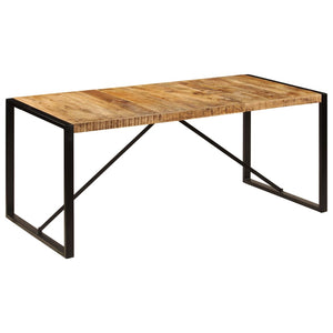 vidaXL Dining Table 70.9"x35.4"x29.5" Solid Mango Wood-6