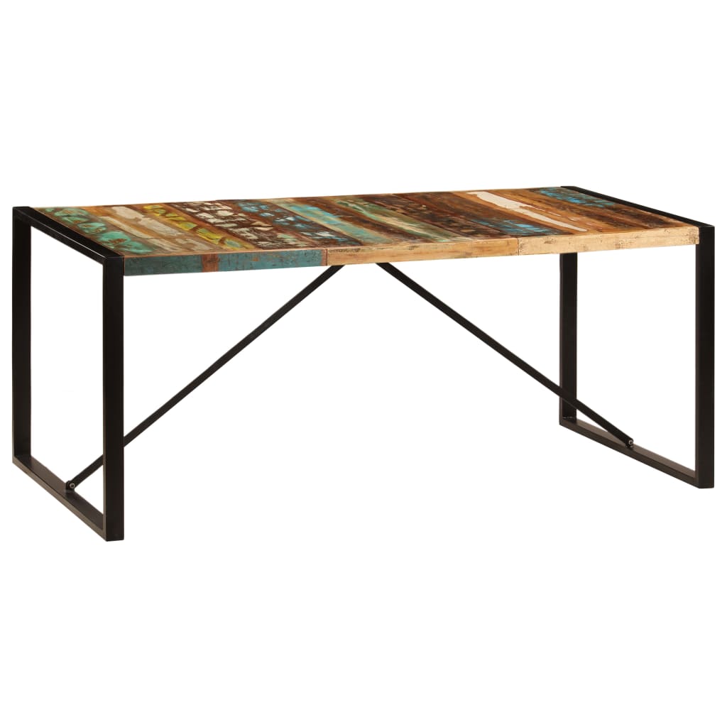 vidaXL Dining Table 70.9"x35.4"x29.5" Solid Reclaimed Wood-5
