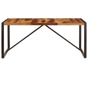 vidaXL Dining Table 70.9"x35.4"x29.5" Solid Sheesham Wood-1