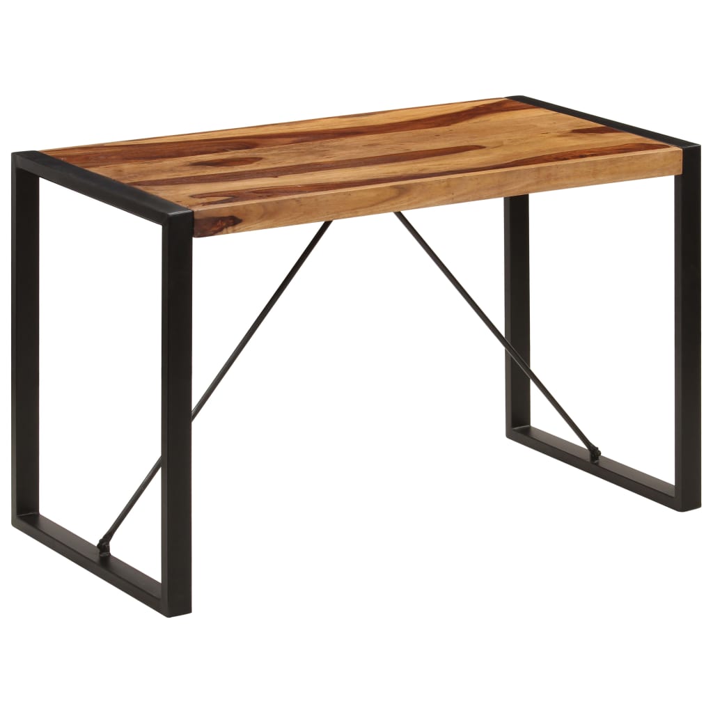 vidaXL Dining Table 47.2"x23.6"x29.9" Solid Sheesham Wood-0