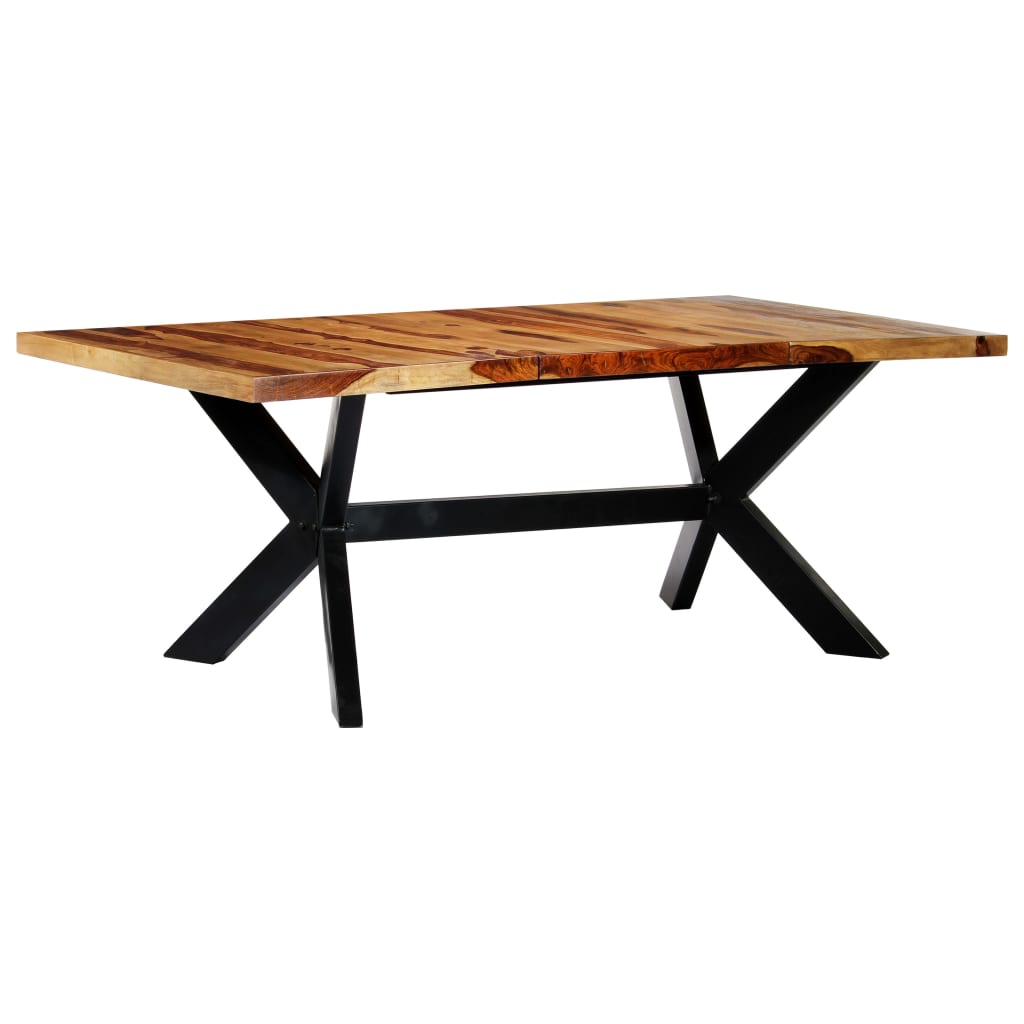 vidaXL Dining Table Kitchen Table Dining Room Dinner Table Solid Mango Wood-38