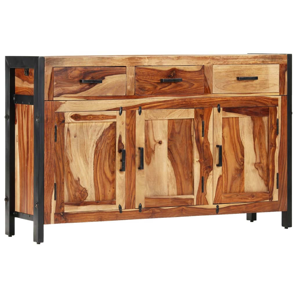 vidaXL Sideboard 47.2"x13.8"x29.5" Solid Sheesham Wood-0