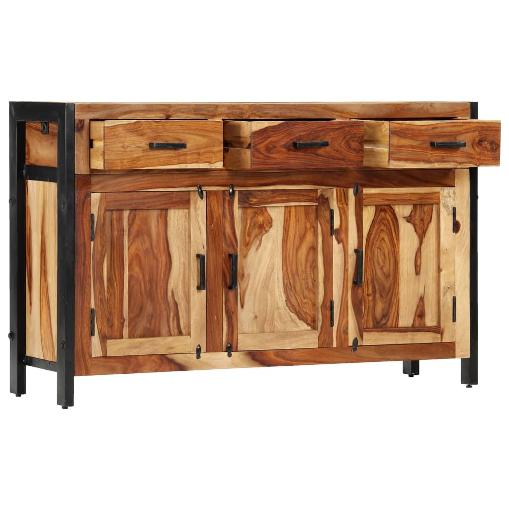 vidaXL Sideboard 47.2"x13.8"x29.5" Solid Sheesham Wood-2