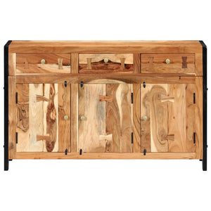 vidaXL Sideboard 47.2"x13.8"x29.5" Solid Acacia Wood-0