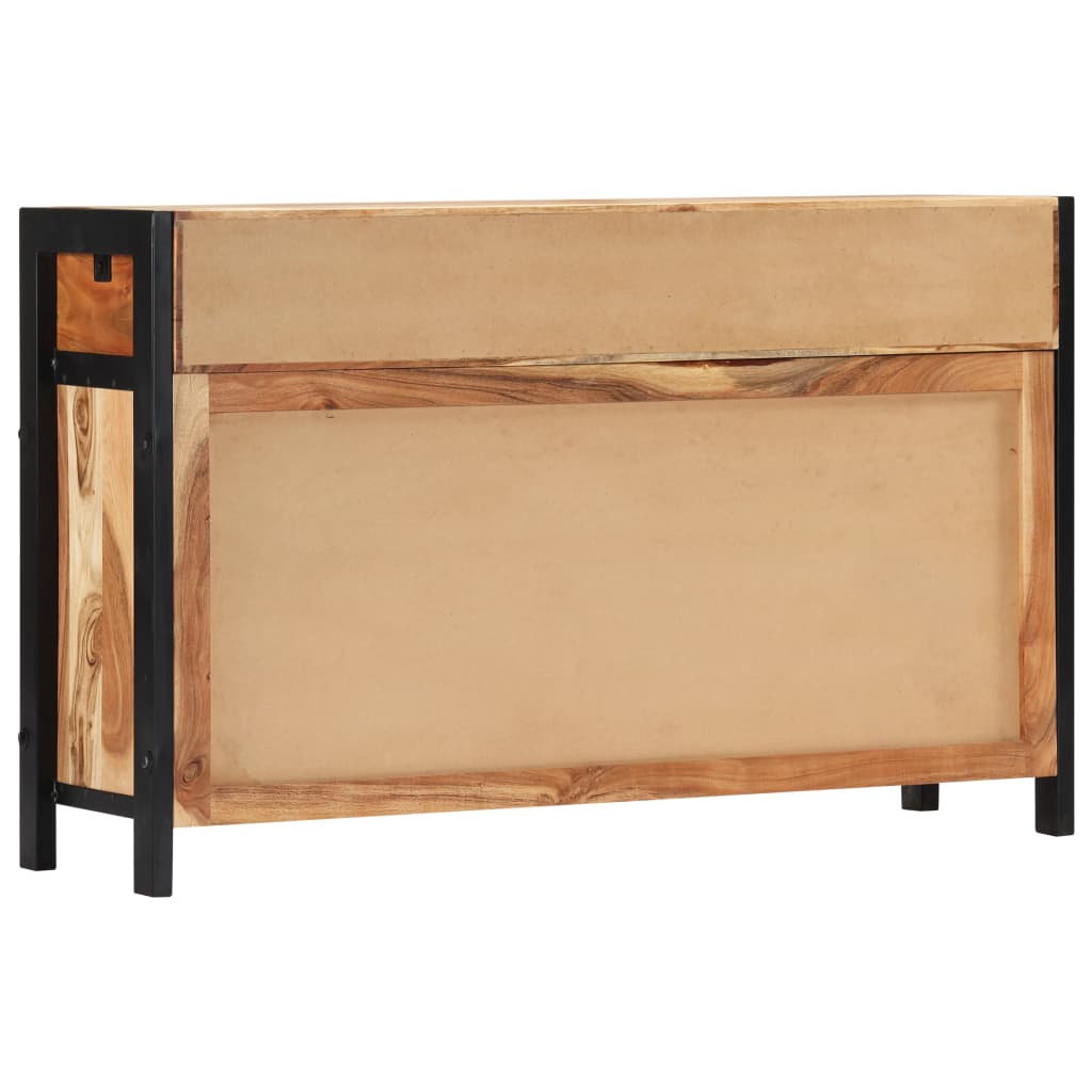 vidaXL Sideboard 47.2"x13.8"x29.5" Solid Acacia Wood-2