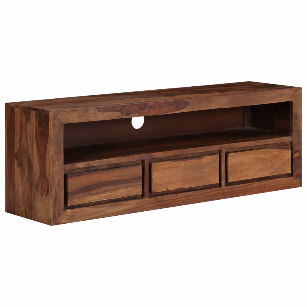 vidaXL TV Stand 47.2"x11.8"x15.7" Solid Wood Sheesham-9