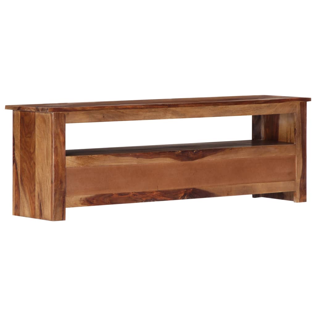 vidaXL TV Stand 46.5"x11.8"x15.7" Solid Wood Sheesham-4