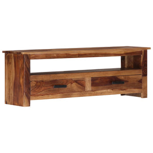 vidaXL TV Stand 46.5"x11.8"x15.7" Solid Wood Sheesham-8