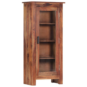 vidaXL Highboard 19.6"x11.8"x43.3" Solid Sheesham Wood-2