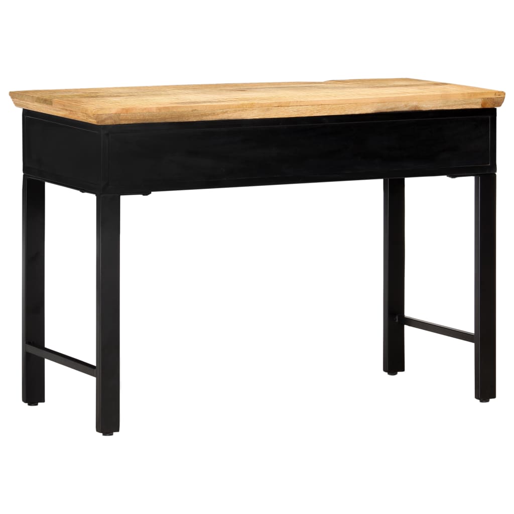 vidaXL Writing Table 43.3"x19.6"x29.9" Solid Mango Wood-3