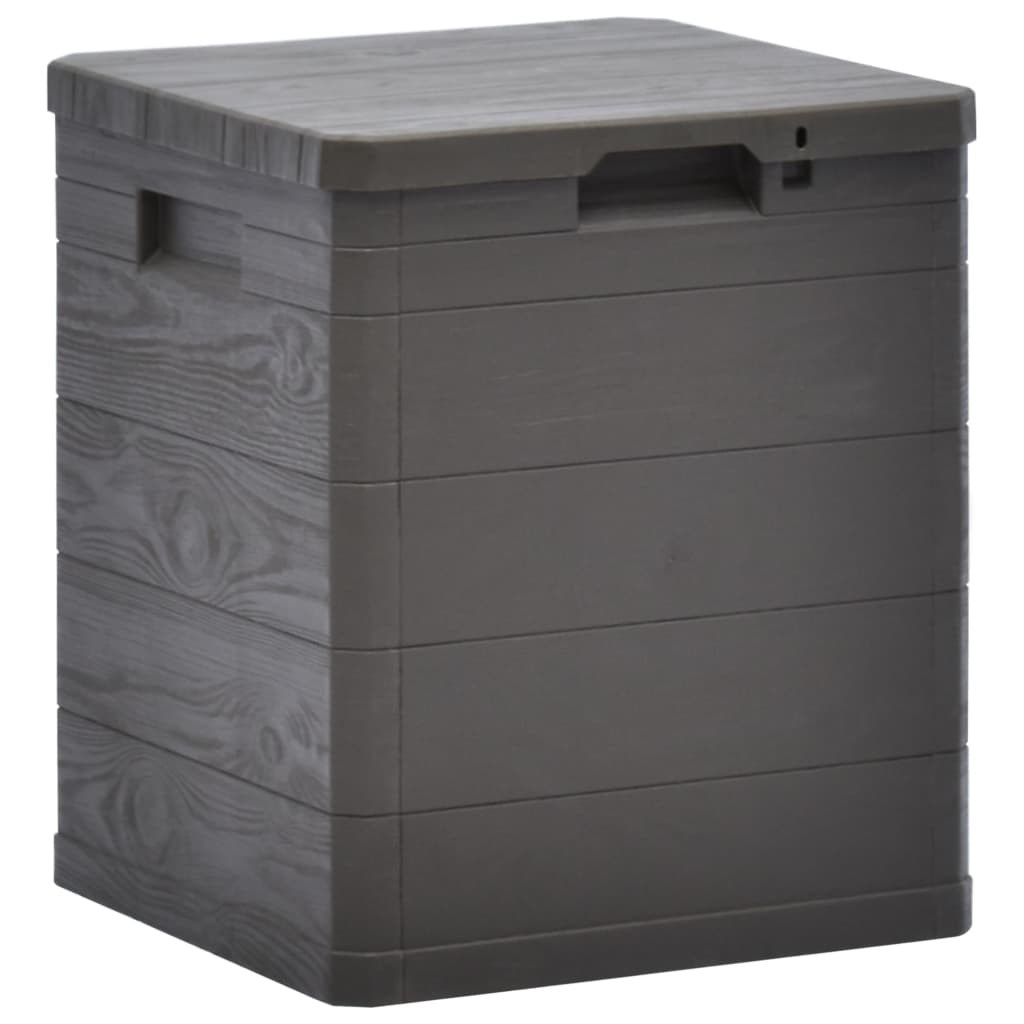 vidaXL Patio Storage Box 23.8 gal Brown-0