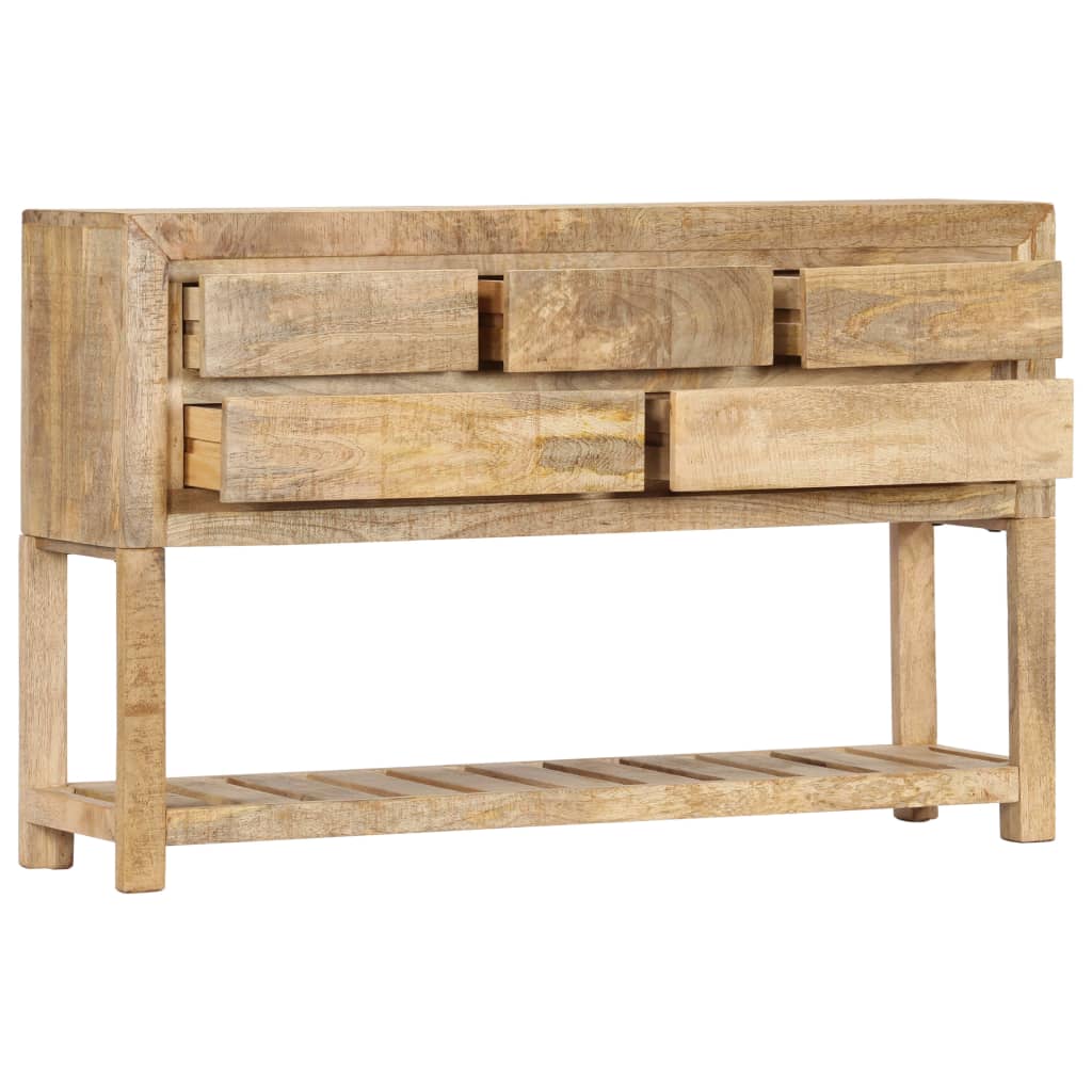 vidaXL Sideboard 47.2"x11.8"x29.5" Solid Mango Wood-3