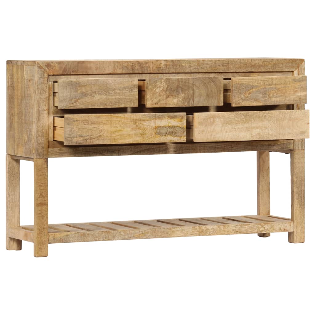 vidaXL Sideboard 47.2"x11.8"x29.5" Solid Mango Wood-4