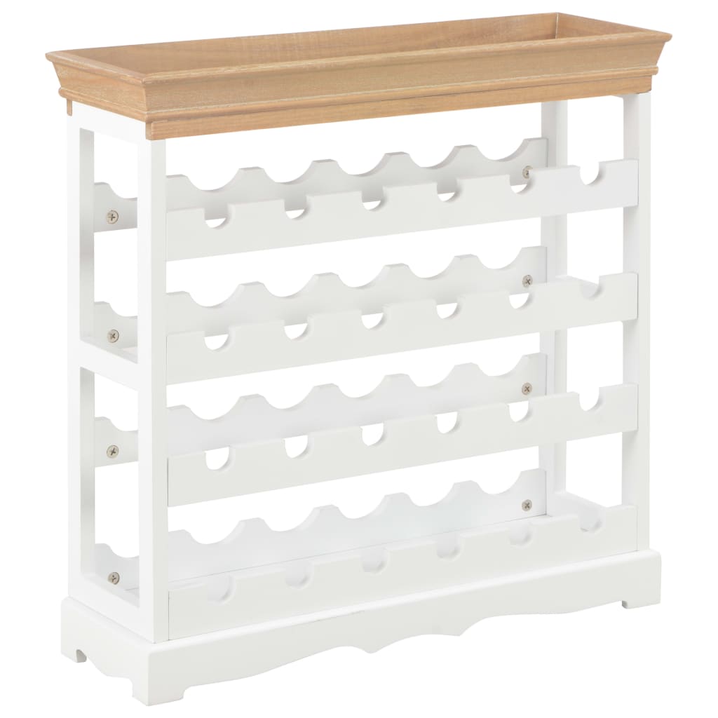 vidaXL Wine Rack Wine Bottle Holder with Top Tray Floor Wine Cabinet Organizer-11