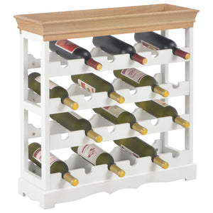vidaXL Wine Rack Wine Bottle Holder with Top Tray Floor Wine Cabinet Organizer-14