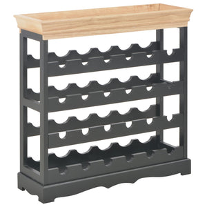 vidaXL Wine Rack Wine Bottle Holder with Top Tray Floor Wine Cabinet Organizer-25