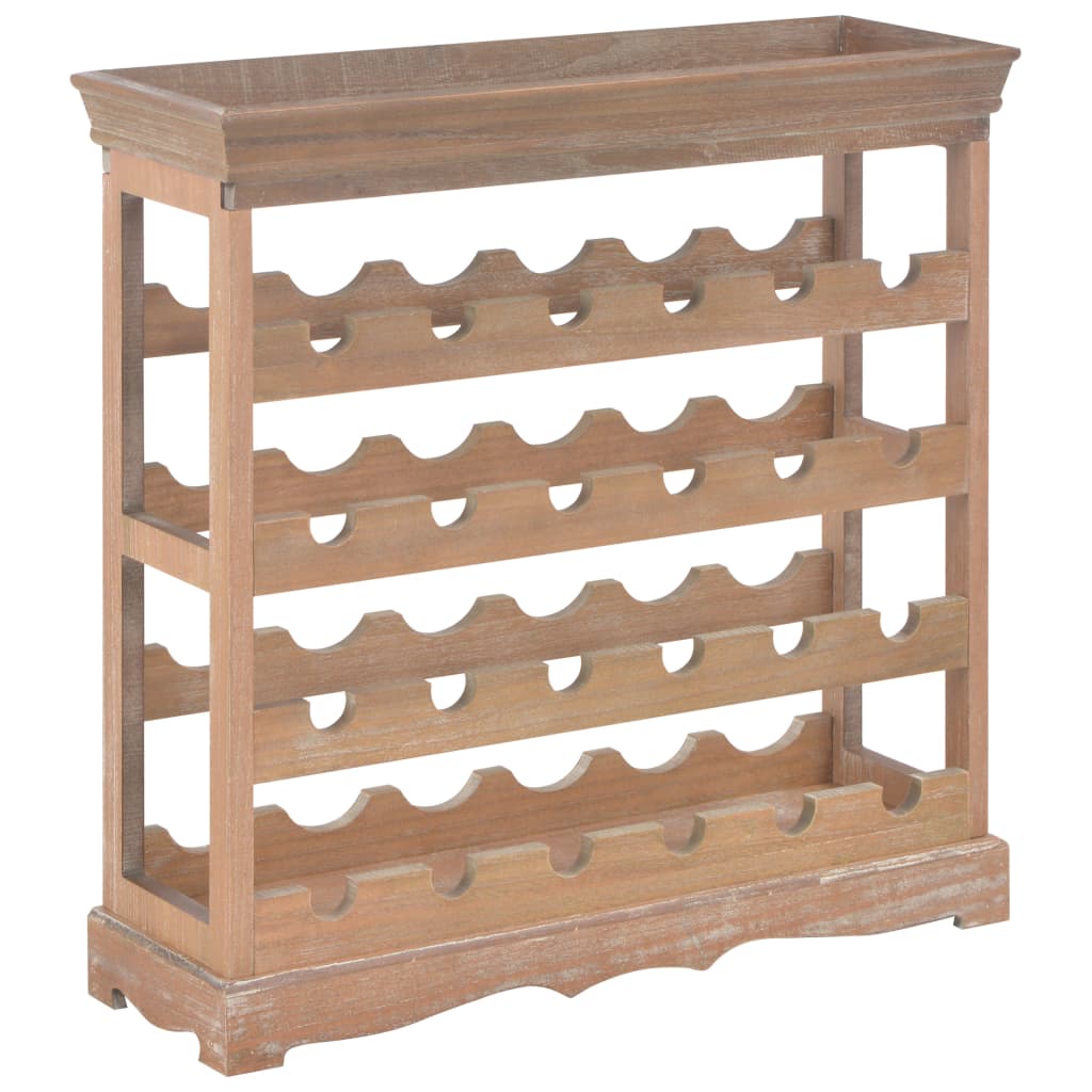 vidaXL Wine Rack Wine Bottle Holder with Top Tray Floor Wine Cabinet Organizer-7