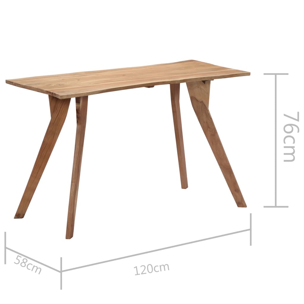 vidaXL Dining Table Kitchen Table Dining Room Dinner Table Solid Wood Acacia-7