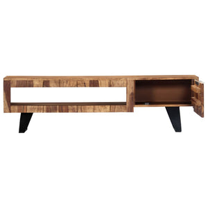 vidaXL TV Stand 55.1"x11.8"x15.7" Solid Wood Sheesham-4