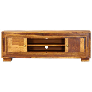 vidaXL TV Stand 46.5"x11.8"x15.7" Solid Wood Sheesham-5