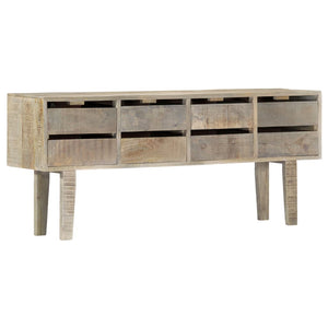 vidaXL Sideboard 55.1"x11.8"x23.6" Solid Mango Wood-8