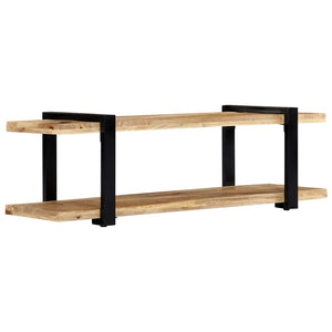 vidaXL TV Stand 51.2"x15.7"x15.7" Solid Wood Mango-0