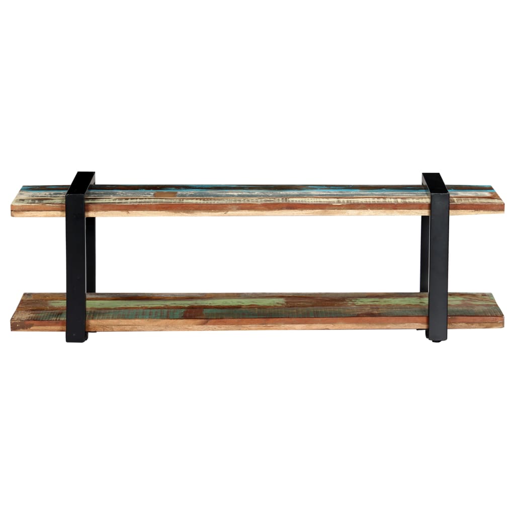 vidaXL TV Stand 51.2"x15.7"x15.7" Solid Wood Reclaimed-5